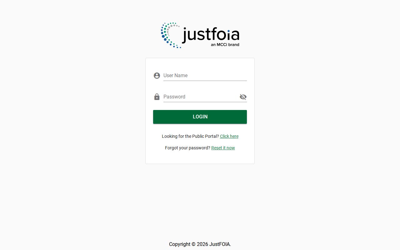 Camas residents directory JustFOIA records request portal